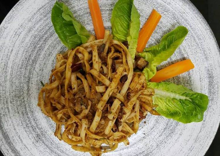 resep makanan Kwe Tiau Goreng X.O saus