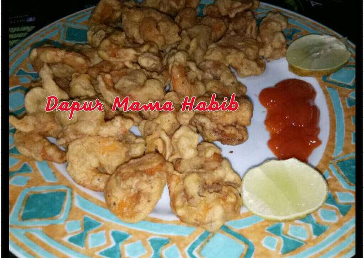 resep Udang Tepung Crispy Goreng Praktis