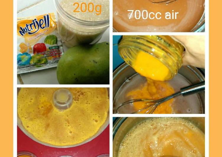 Resep Puding mangga Karya Ummu DamBila ????