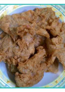 Ayam Kentucky crispy no ribet, anti gagal & ekonomis