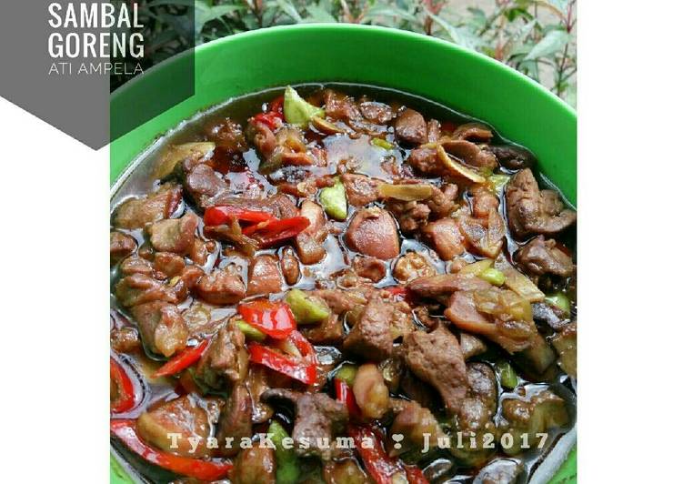 gambar untuk resep Sambal goreng ati ampela with pete