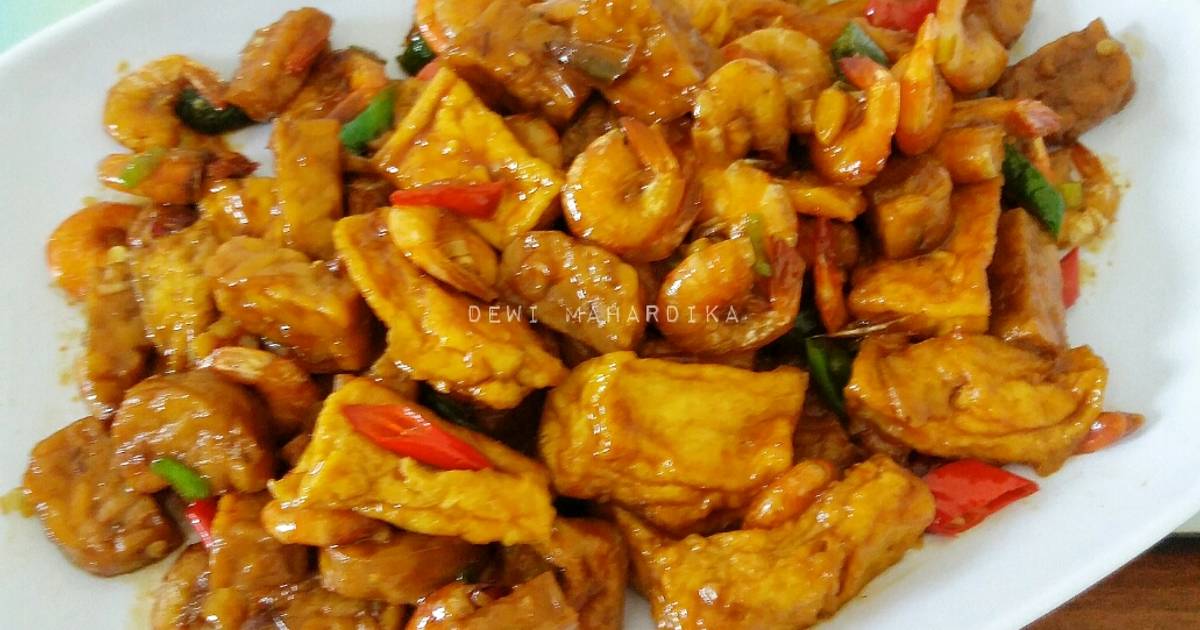 iResepi iMasakani Udang iTahui iTempei Resep 