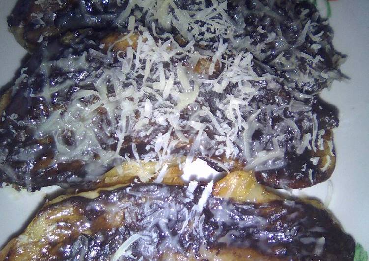 resep makanan Pisang coklat keju Ala Rumahan