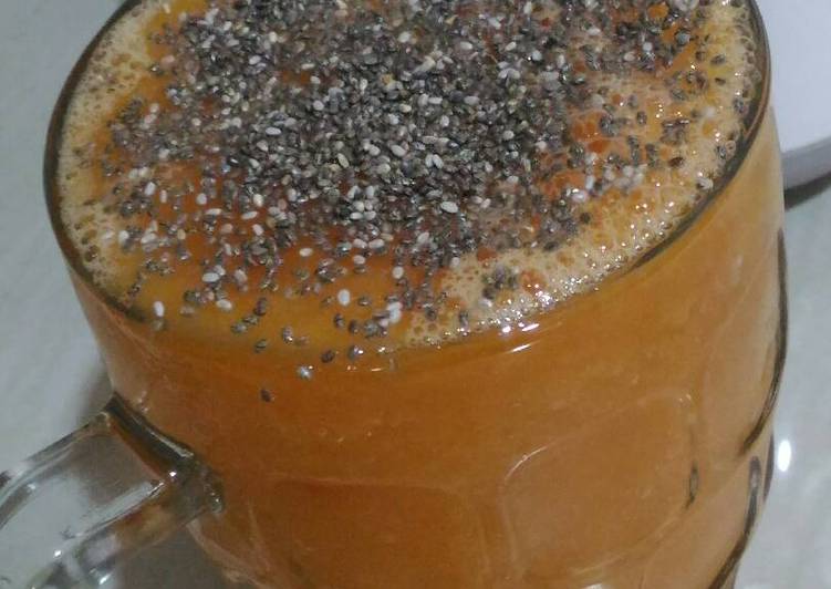 resep makanan Jus Buah Pepaya Mix Jeruk