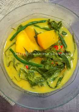 Gulai Labu Daum singkong