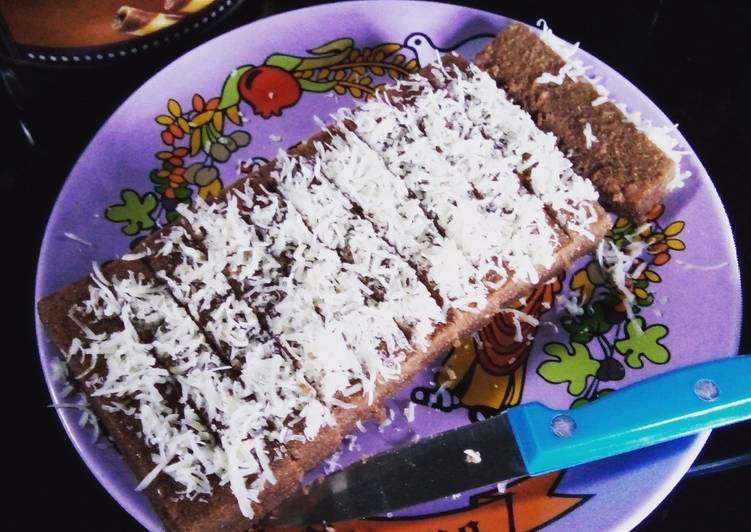 gambar untuk resep makanan Oat choco brownies kukus simpel