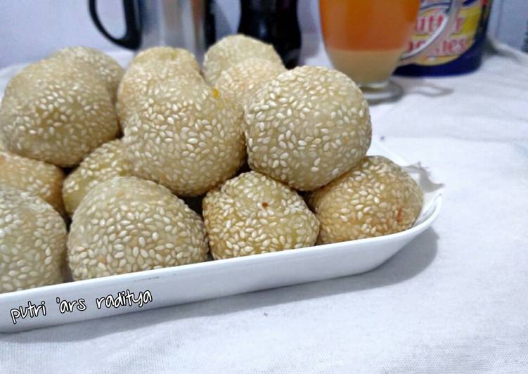 resep Onde onde isi ubi kuning