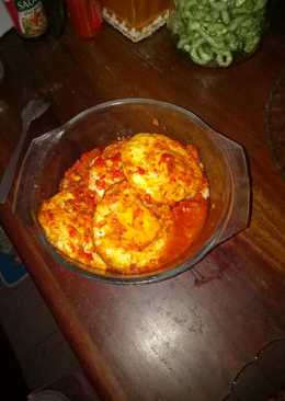 Telur bumbu merah