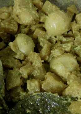 Kentang Telur Puyuh Bumbu Kuning endeees ððð