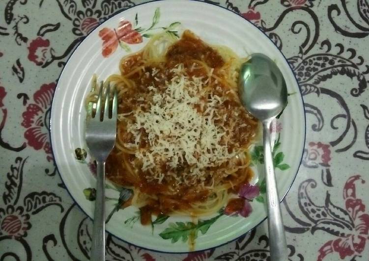 cara membuat Spaghetti Bolognaise Homemade