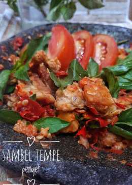 Sambal tempe penyet
