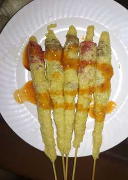 Telur gulung sosis dan bakso