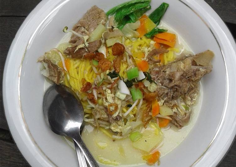 resep lengkap untuk Mie Kocok Daging