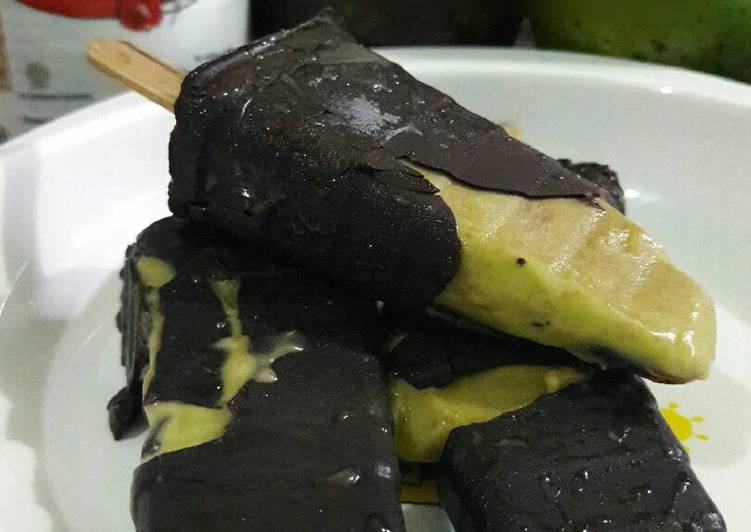 gambar untuk resep makanan Chocolate Avocado Popsicle ala magnum