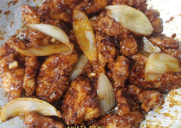 Resep 273 Ayam  Saus  Mentega  Sederhana ala Me oleh La 