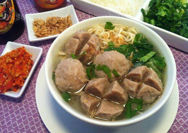  Resep  Bakso Sapi Kenyal Lembut Memakai Daging Frozen  