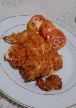 Ayam Geprek Asam Manis