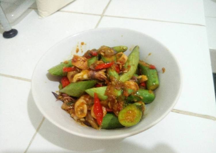 resep masakan Terong medan sambal cumi asin