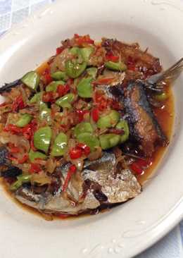 Ikan cue tumis pete