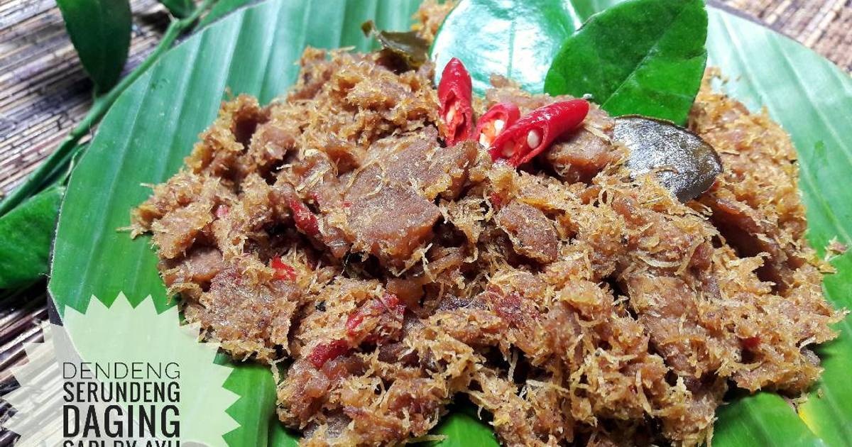 26 resep dendeng sapi serundeng enak dan sederhana Cookpad