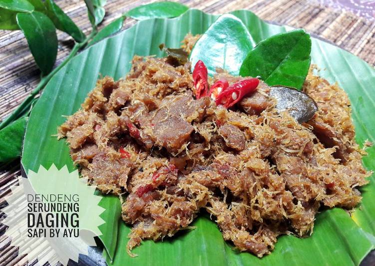 resep lengkap untuk Dendeng Serundeng Daging Sapi