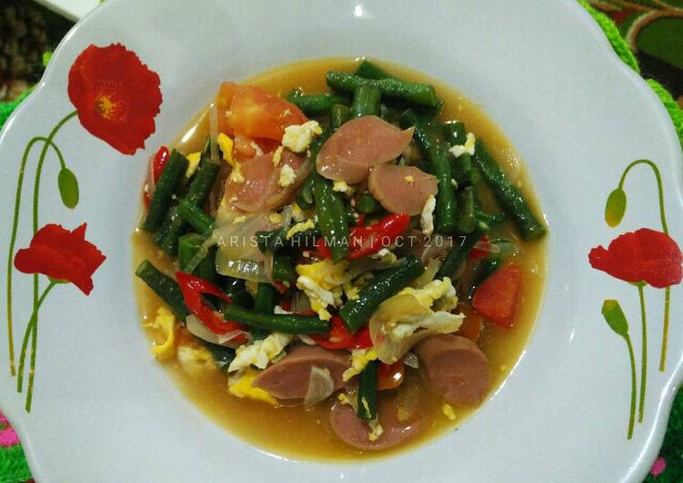 Resep Kacang Panjang Saus Tiram Sederhana