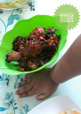 Ayam goreng mentega saos kecap