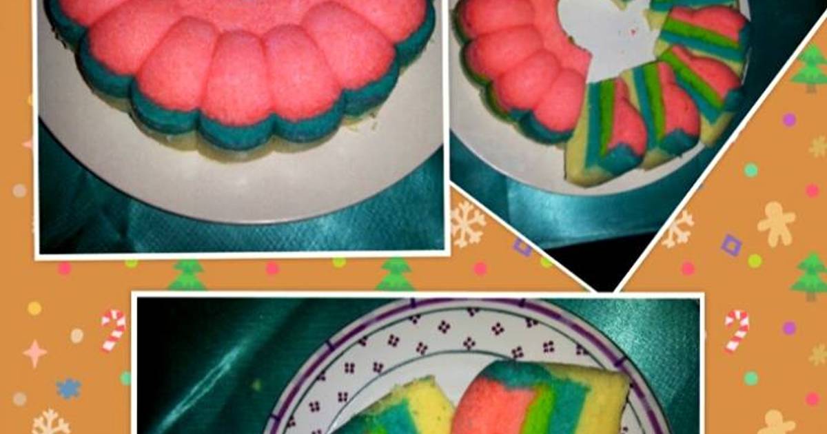 Resep Bolu Kukus Rainbow