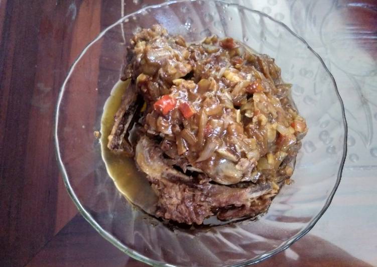 resep lengkap untuk Iga Sapi Sauce Cheese