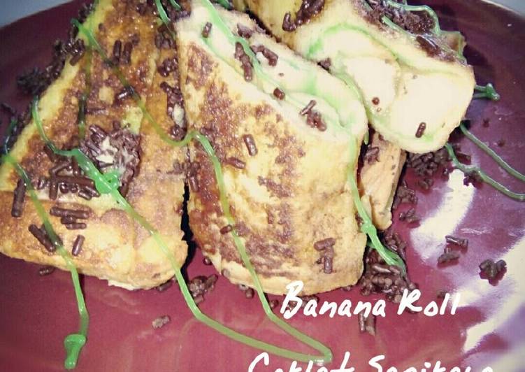 gambar untuk resep Banana Roll Coklat Sarikaya