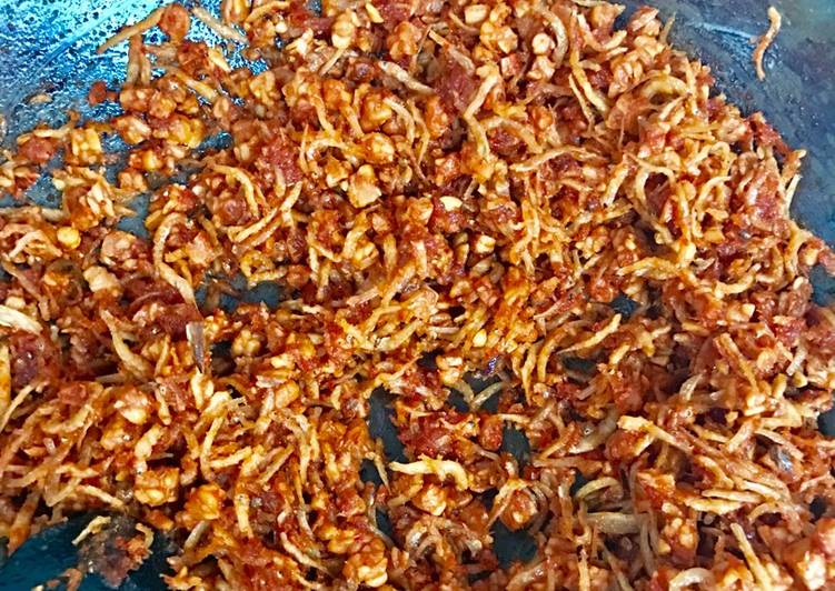 resep masakan Sambal Teri medan sederhana