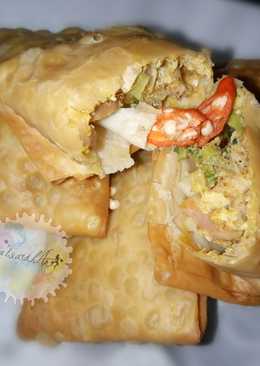 Martabak kulit pangsit spicy