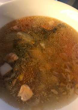 Sup Salmon Kecombrang