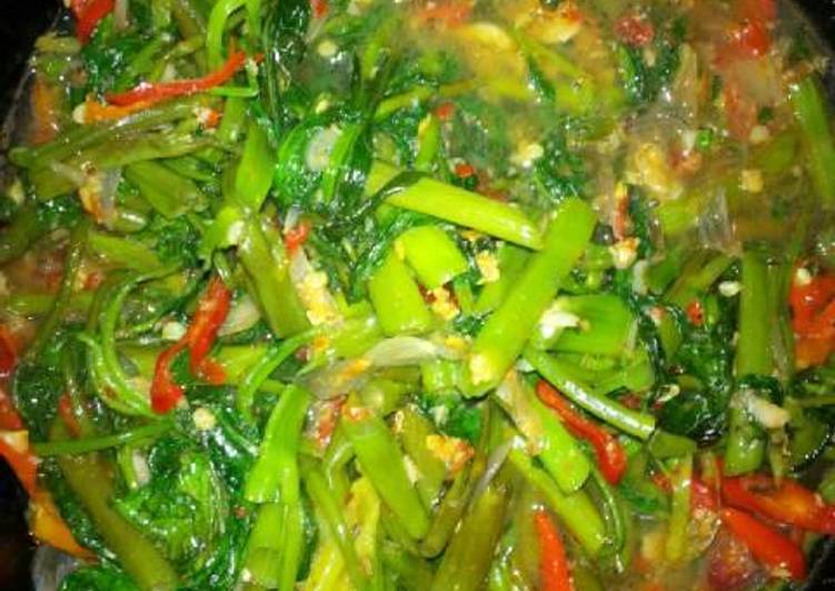 resep Ca kangkung pedas gila