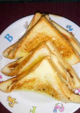 Roti bakar AmoS #Abon mayo Susu