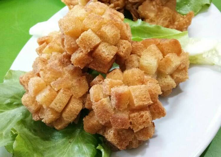 cara membuat Bola udang crispy