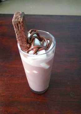 Milkshake coklat nutella