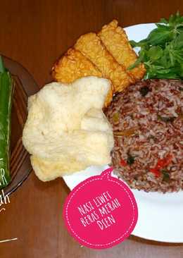 Nasi liwet beras merah VS nasi bakar beras merah #masak magicom