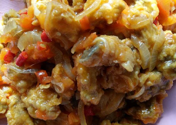 resep masakan Fillet tuna goreng pedas manis