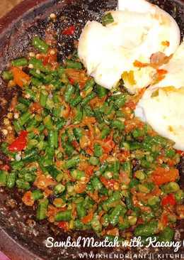 73. Sambal Mentah with Kacang Panjang sedapppPpp