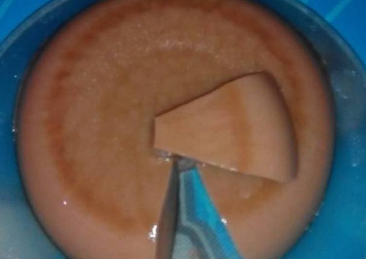 gambar untuk resep Agar agar vanila latte