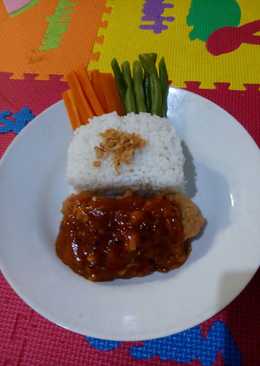 Chicken Steak + blackpaper sauce