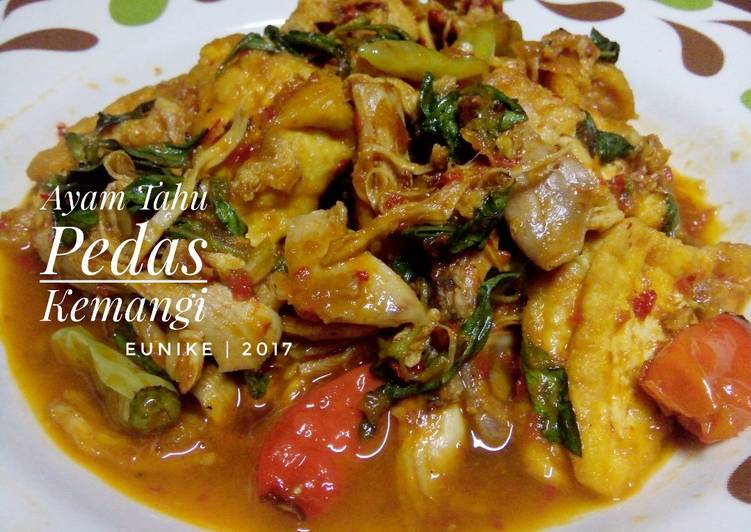 Resep Ayam Tahu Pedas Kemangi By Eunike Lala Maranata