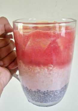 Chia pudding oatmeal yoghurt (superfood)