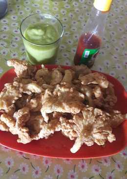 Jamur tiram krispy, rasa seperti ayam goreng