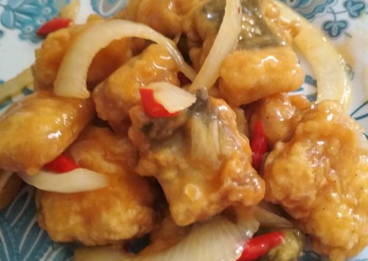 Resep Udang Tepung Asam Manis Ala Chinese Food