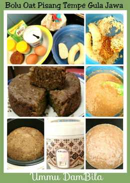 Bolu Oat Pisang Tempe Gula Jawa
