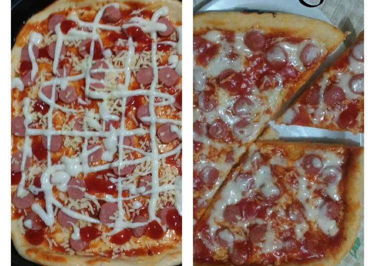 resep lengkap untuk PIZZA teflon Happycall no ribet, praktis dan endess nyess