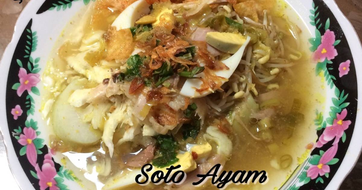 Resep Soto ayam kuah kuning oleh Selly Mutiara Restika 