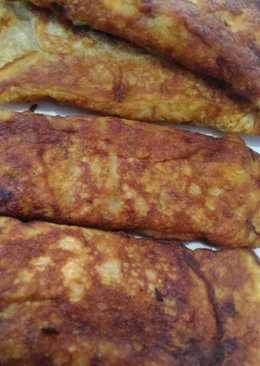 Pancake Pisang Gulung Caramel